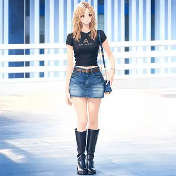 Product Marketing - Anime Blonde Fashion Portrait