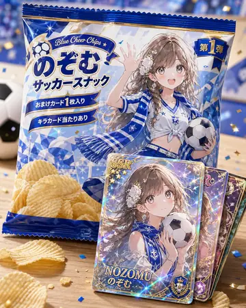 E-commerce Main Image - Anime Soccer Snack Bag Ad