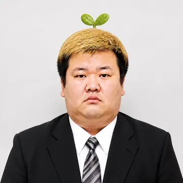 Profile / Avatar - Stern Businessman With Sprout