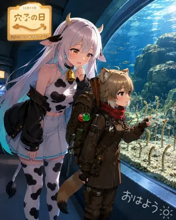 Social Media Post - Anime Aquarium Garden Eel Day