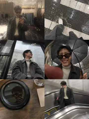 Social Media Post - Rainy Afternoon Photo Collage