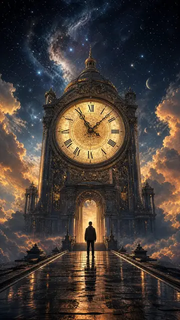 Comic / Storyboard - Cosmic Clock Tower Fantasy