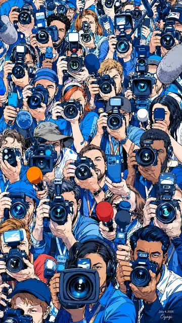 Comic / Storyboard - Anime Paparazzi Press Scrum