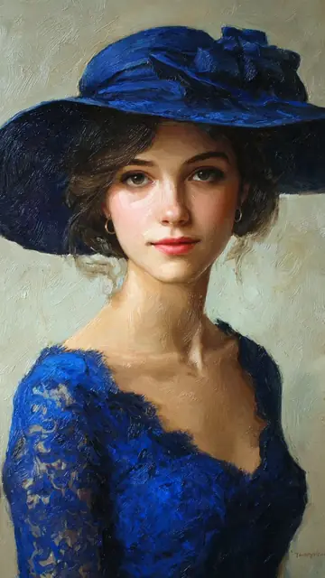 Profile / Avatar - High Fashion Editorial Portrait