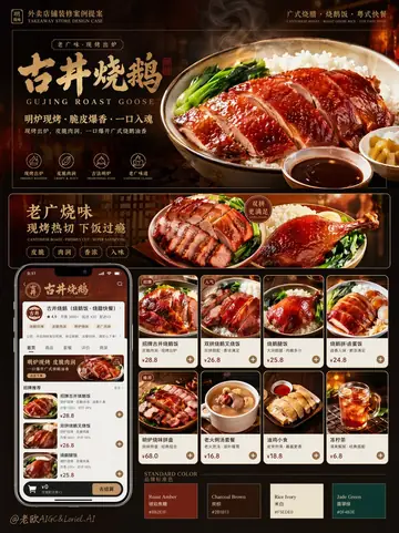 Infographic / Edu Visual - Roast Rice Branding Proposal Board