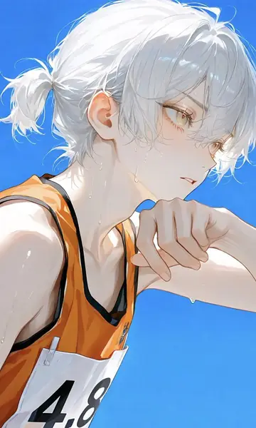 Profile / Avatar - Sweaty Anime Runner Portrait