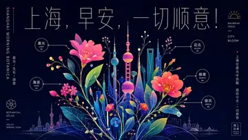 Infographic / Edu Visual - Neon Botanical Atlas Aesthetic