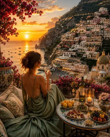 Social Media Post - Amalfi Coast Luxury Travel Editorial