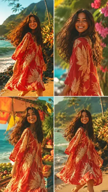 Social Media Post - Tropical Vacation Editorial Photography