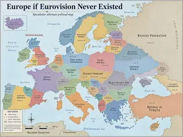 Infographic / Edu Visual - Alternative History Europe Political Map