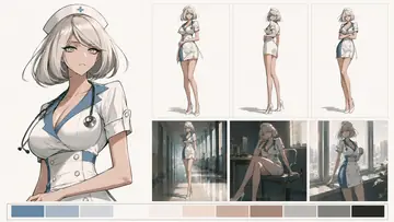 Infographic / Edu Visual - Artistic Character Reference Sheet