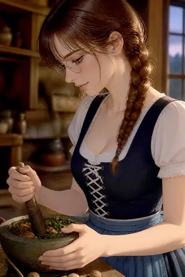 Comic / Storyboard - Rustic Herbalist Anime Girl