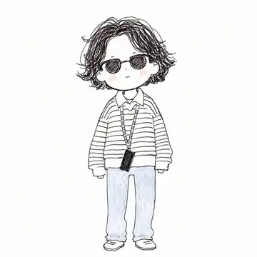 Hand-Drawn Doodle Fashion Character Illustration