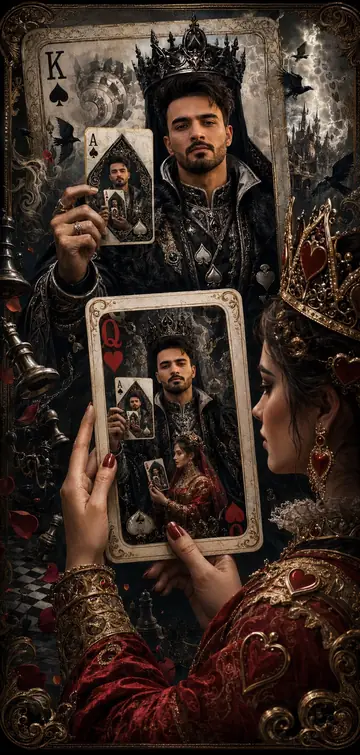 Recursive King of Spades Playing Card