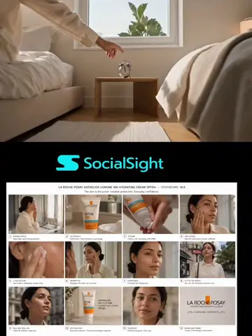 French Pharmacy Skincare Commercial Storyboard