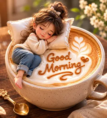 Good-Morning Latte Miniature Girl