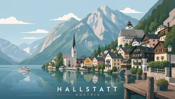 Four-City Minimal Travel Poster Series