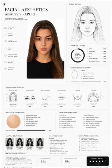 Facial Aesthetics Analysis Report