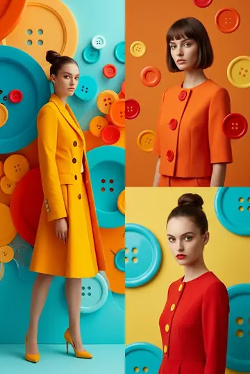 Colour-Button Fashion Campaign