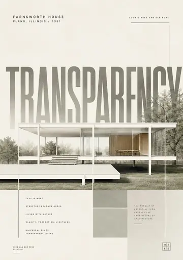 Minimal Architecture Landmark Poster