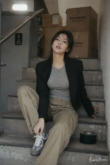 Record Label Stairwell Portrait