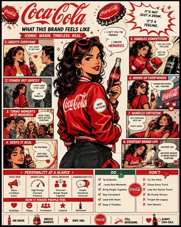 Brand Personality Comic Infographic