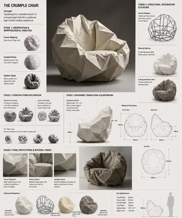 Crumple Chair Concept Development Board