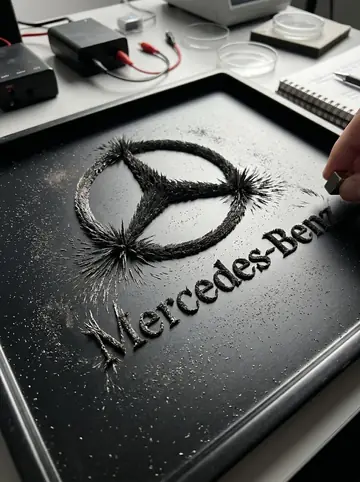 Iron-Filing Magnetic Field Logo