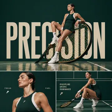 Sports Fashion Triptych Campaign