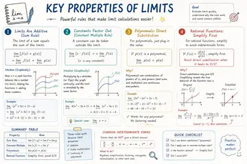 AP Calculus Study Sheet Infographic