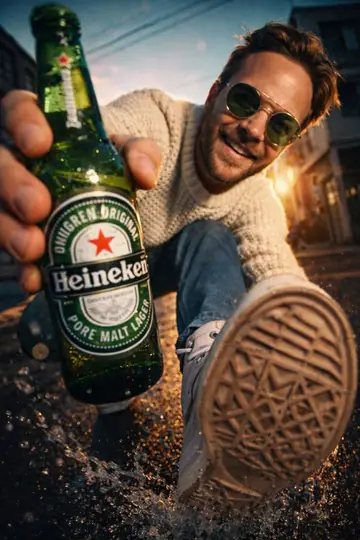 Street Bottle-Flex Male Model