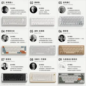 Nine Masters Mechanical Keyboard Design Catalogue