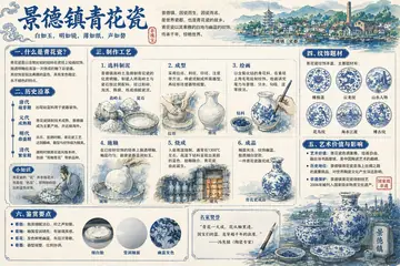 Jingdezhen Blue-and-White Porcelain Panorama Guide