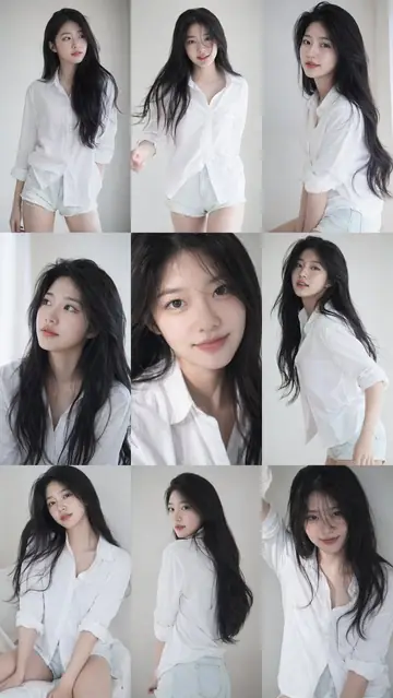 Korean Idol Nine-Panel Photo Set