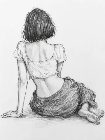 Comic / Storyboard - Pencil Gesture Figure Sketch