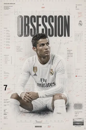 Product Marketing - Cristiano Ronaldo Obsession Poster