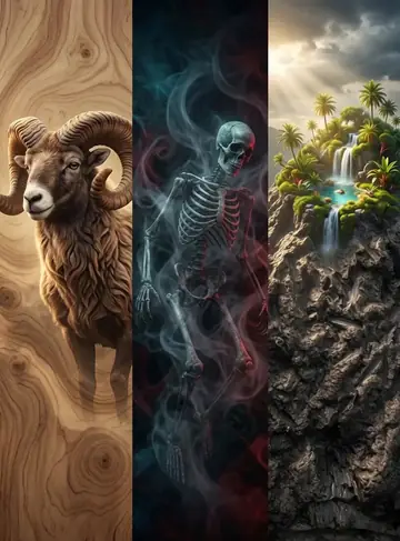 Skeleton Riding Ram Mountain Quest