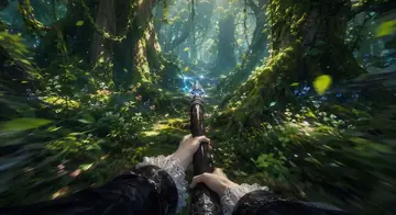 First-Person Flying Broom POV
