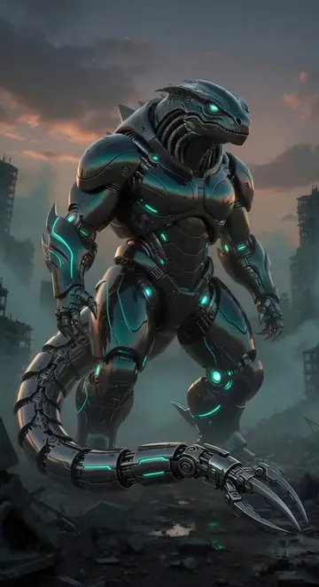 Mecha Kaiju Interaction Video