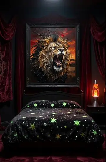 Magical Painting Lion Roar