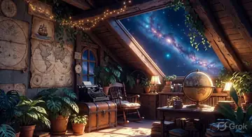 Studio Ghibli Inspired Cozy Attic