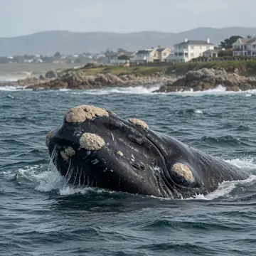 Ultra-Realistic Whale Close-up Video