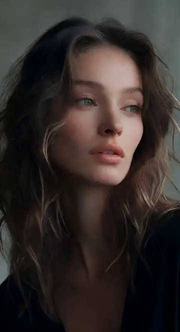 Fashion Model Studio Close-up Video