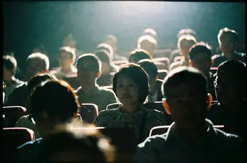 Emotional Movie Theater Scene