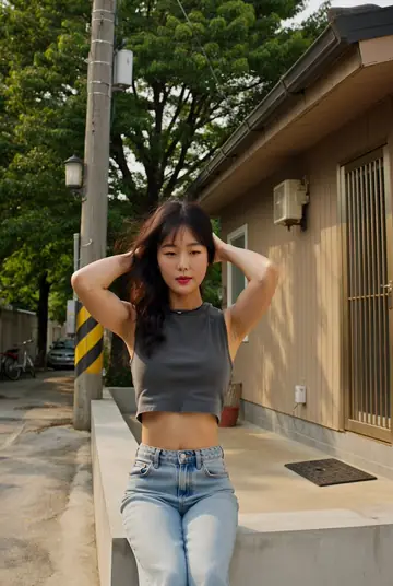 Cinematic Video of Young Korean Woman Lifestyle