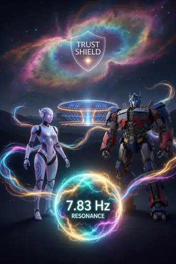 Cosmic Olympic Robot Scene