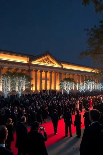 Met Gala Night Forest Event