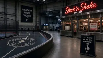 Data Center Roller Rink Power Generation