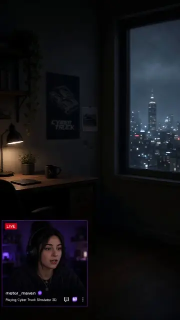 Twitch Streamer Cybertruck Gameplay