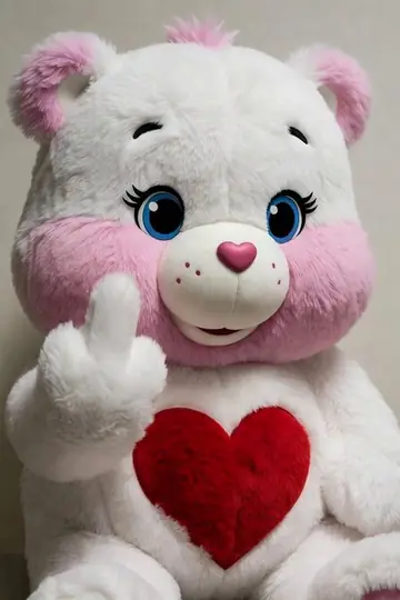 Care Bear Middle Finger Animation